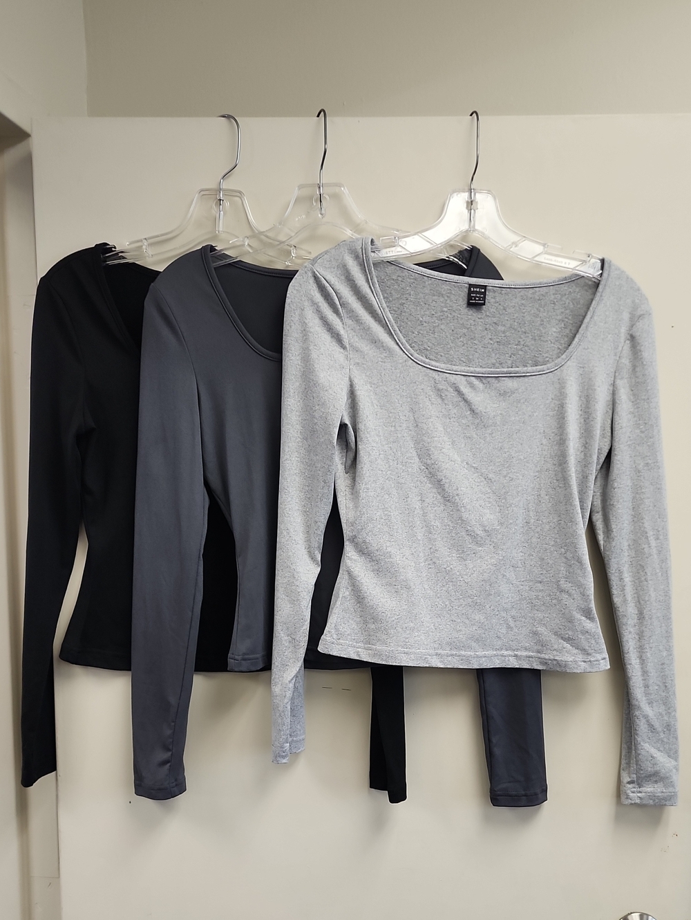 SHEIN Long Sleeve Stretch Tops Bundle 3 Size Small